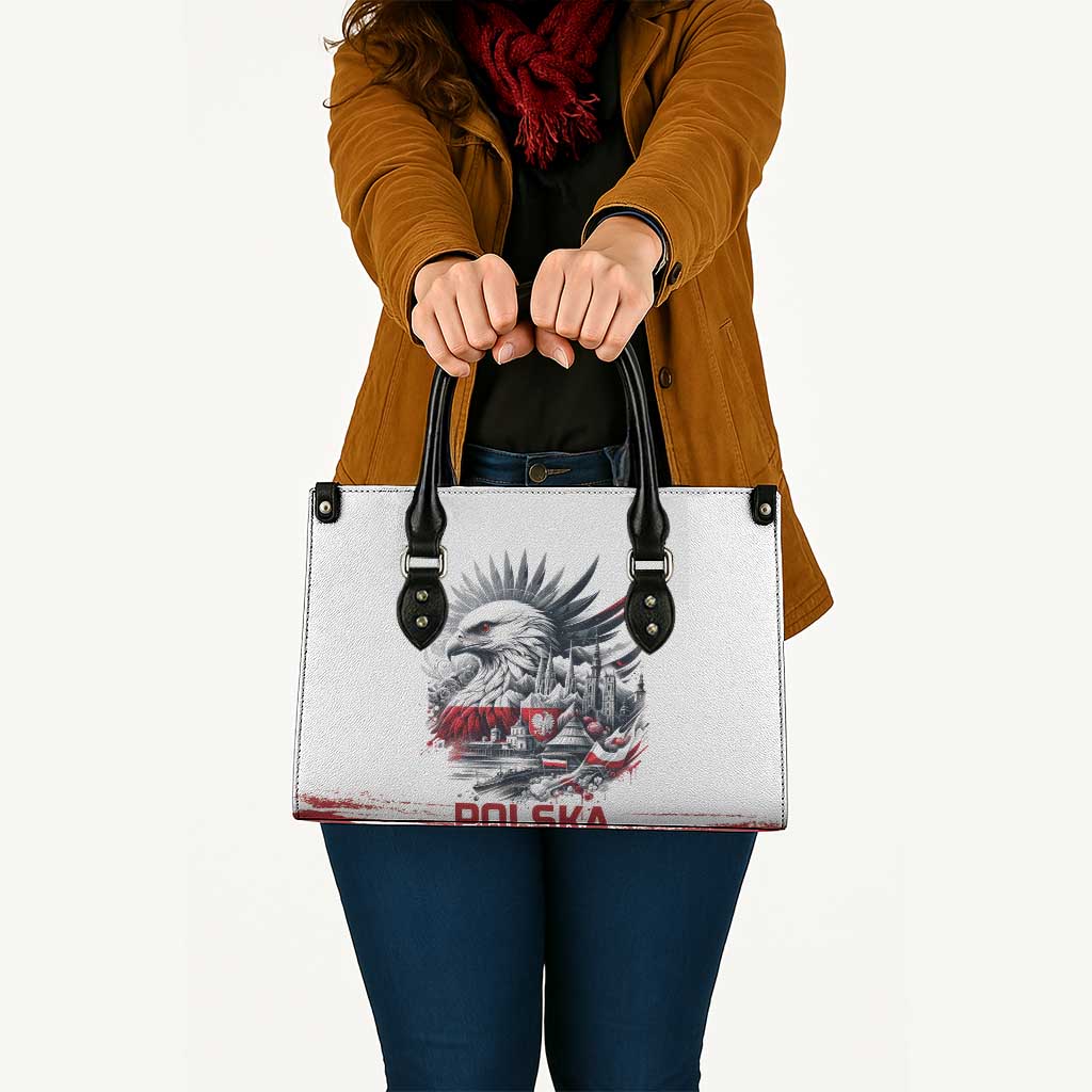 Poland Independence Day Leather Bag Polska Eagle Proud To Be Polish - Wonder Print Shop