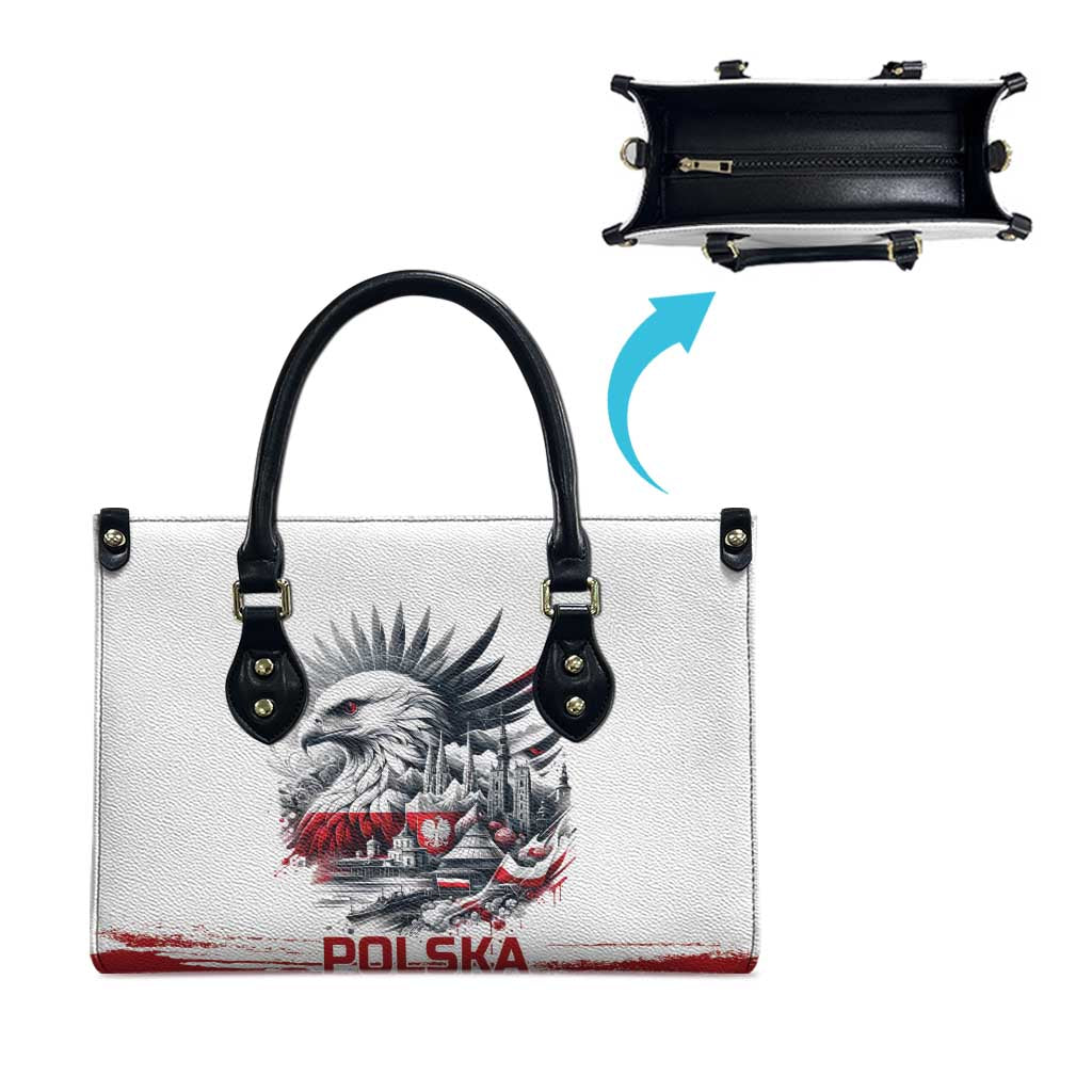 Poland Independence Day Leather Bag Polska Eagle Proud To Be Polish - Wonder Print Shop
