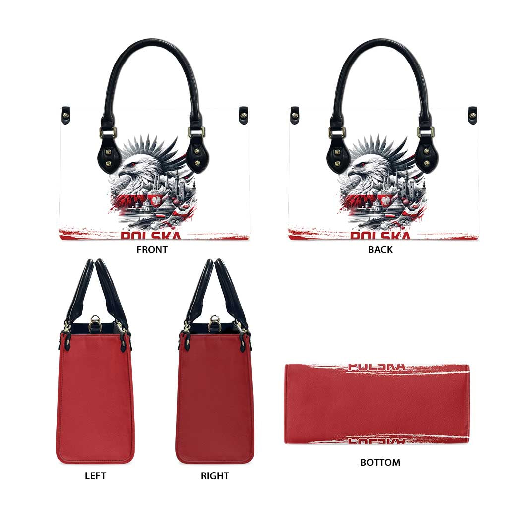 Poland Independence Day Leather Bag Polska Eagle Proud To Be Polish - Wonder Print Shop
