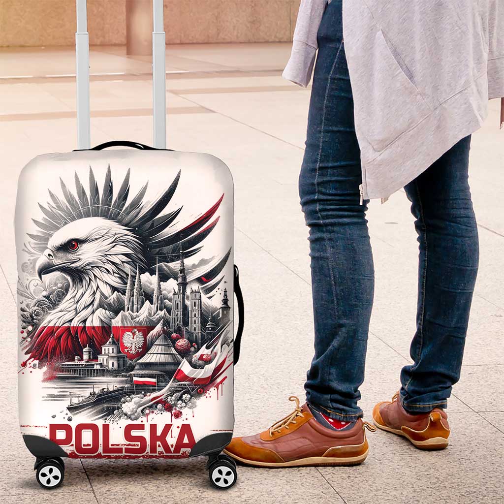 Poland Independence Day Luggage Cover Polska Eagle Proud To Be Polish - Wonder Print Shop
