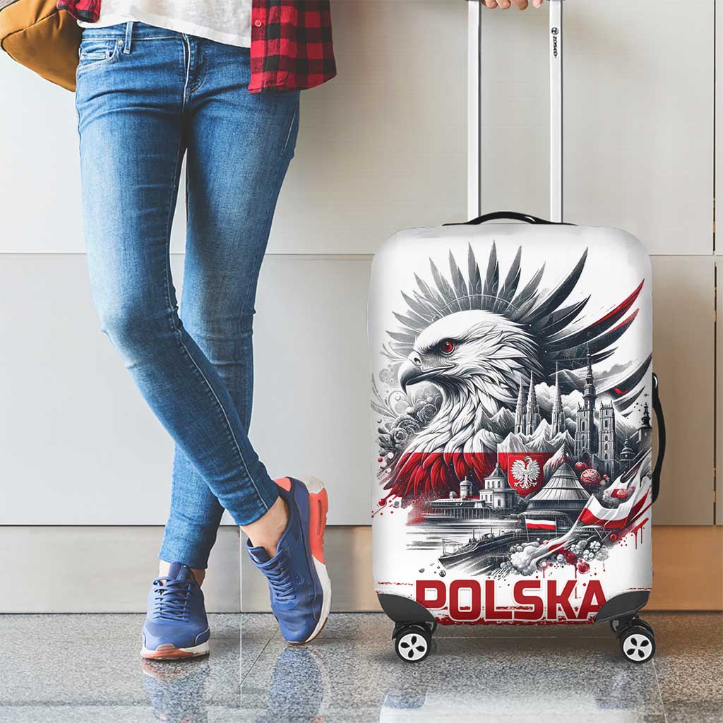 Poland Independence Day Luggage Cover Polska Eagle Proud To Be Polish - Wonder Print Shop