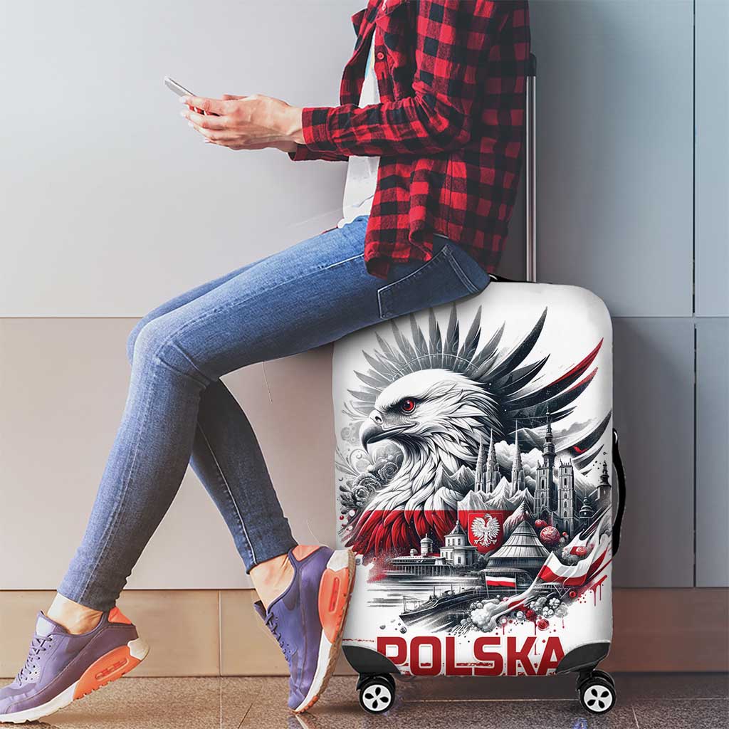 Poland Independence Day Luggage Cover Polska Eagle Proud To Be Polish - Wonder Print Shop