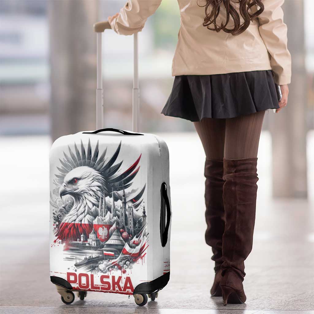 Poland Independence Day Luggage Cover Polska Eagle Proud To Be Polish - Wonder Print Shop