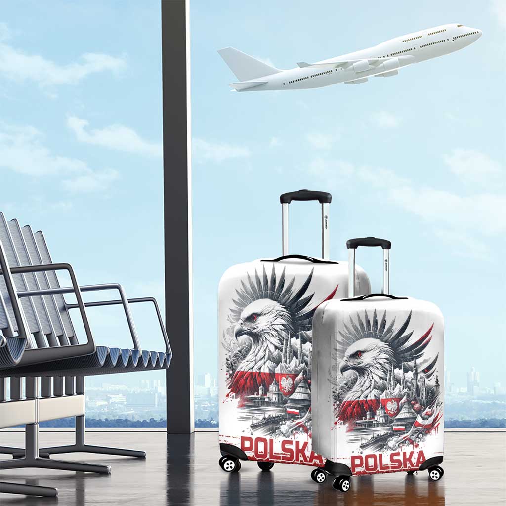 Poland Independence Day Luggage Cover Polska Eagle Proud To Be Polish - Wonder Print Shop