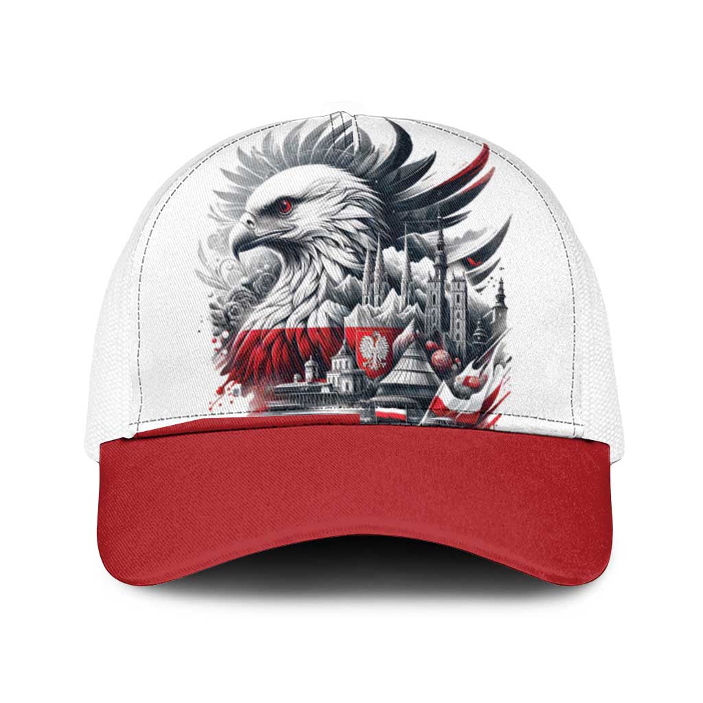 Poland Independence Day Mesh Trucker Cap Polska Eagle Proud To Be Polish - Wonder Print Shop