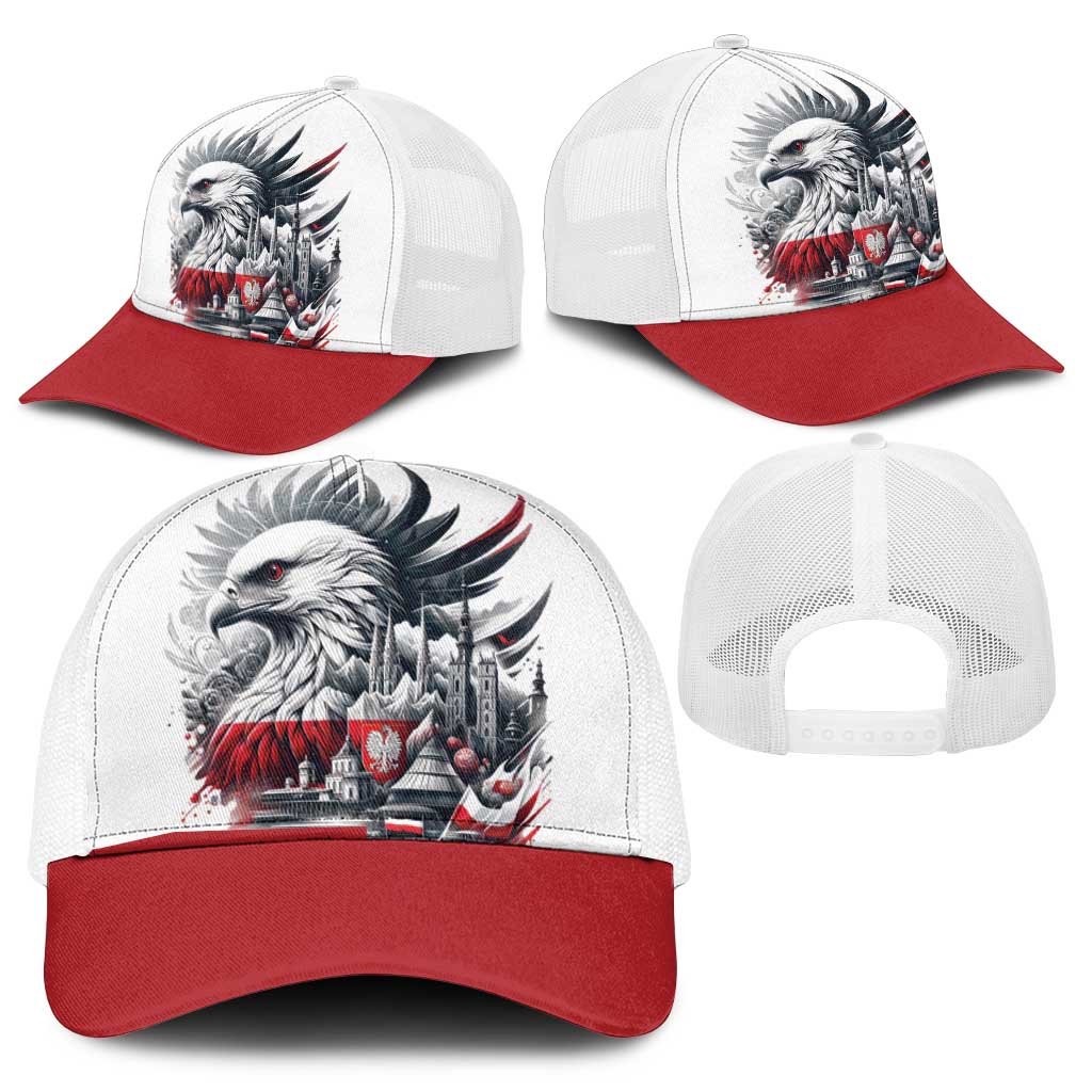 Poland Independence Day Mesh Trucker Cap Polska Eagle Proud To Be Polish - Wonder Print Shop
