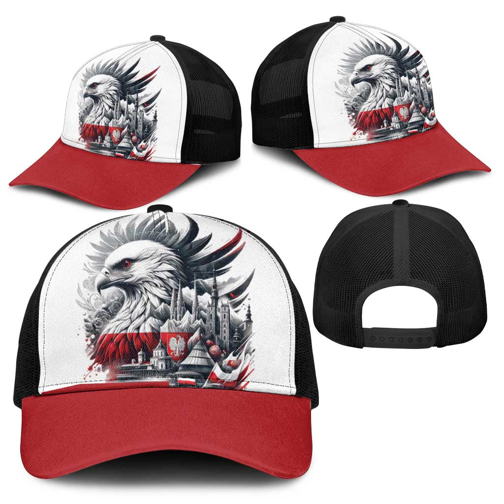 Poland Independence Day Mesh Trucker Cap Polska Eagle Proud To Be Polish - Wonder Print Shop