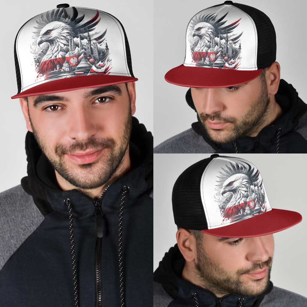 Poland Independence Day Mesh Trucker Cap Polska Eagle Proud To Be Polish - Wonder Print Shop