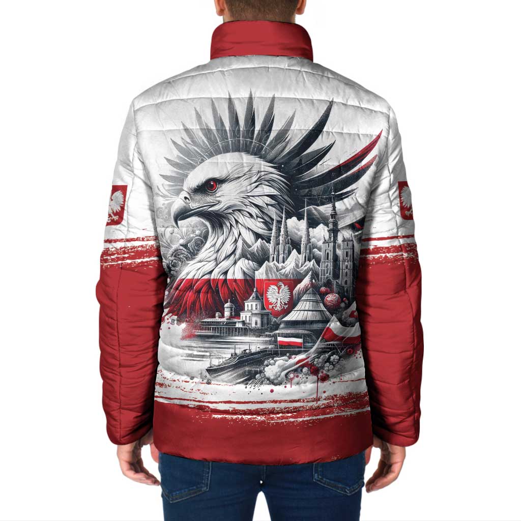 Poland Independence Day Padded Jacket Polska Eagle Proud To Be Polish - Wonder Print Shop