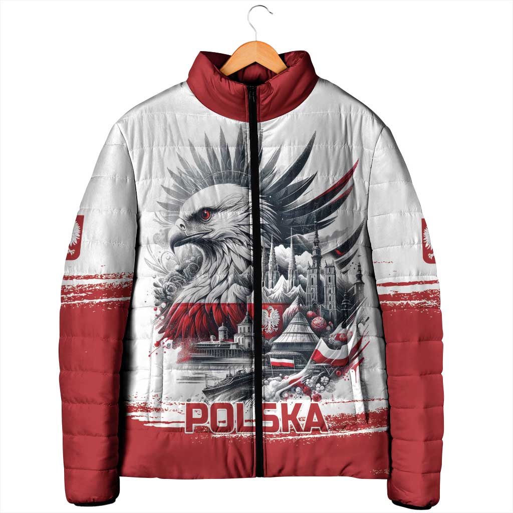 Poland Independence Day Padded Jacket Polska Eagle Proud To Be Polish - Wonder Print Shop