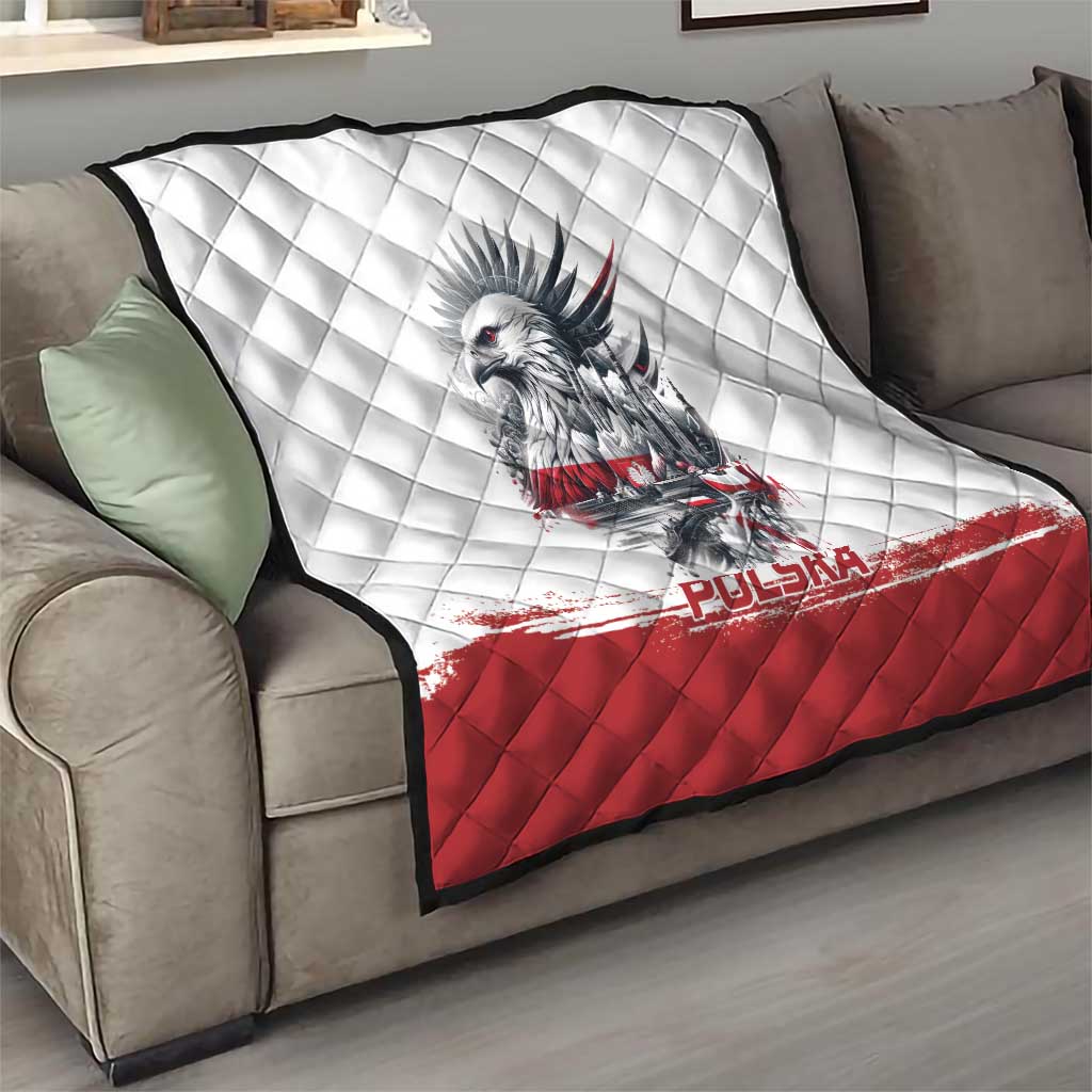 Poland Independence Day Quilt Polska Eagle Proud To Be Polish - Wonder Print Shop