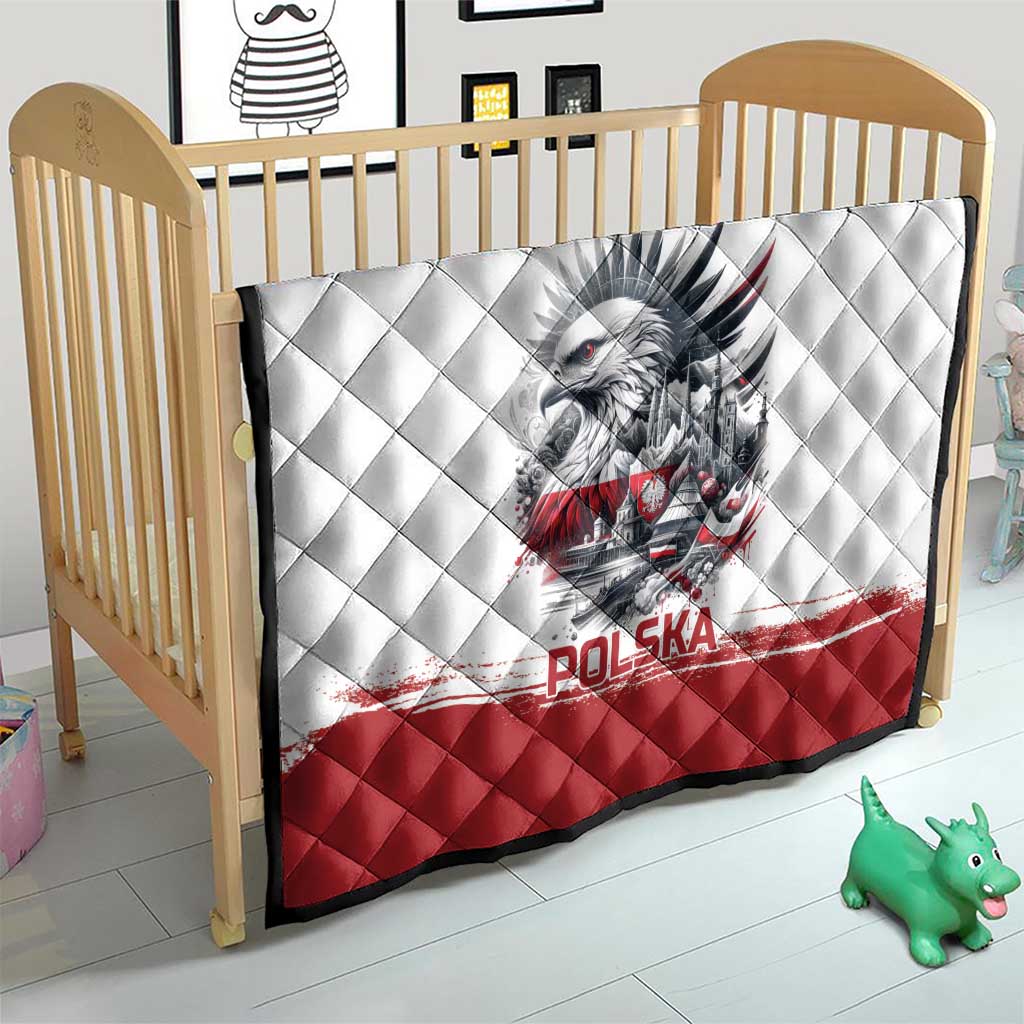 Poland Independence Day Quilt Polska Eagle Proud To Be Polish - Wonder Print Shop