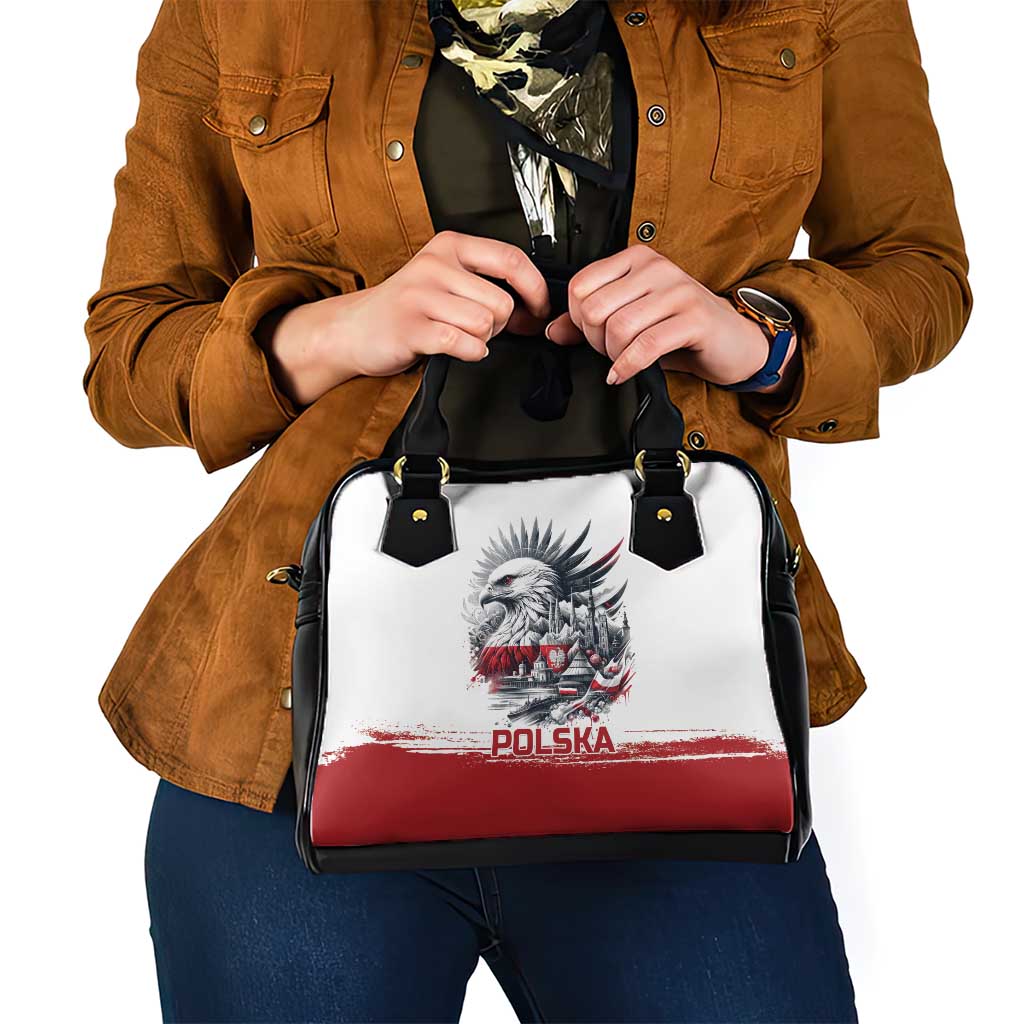 Poland Independence Day Shoulder Handbag Polska Eagle Proud To Be Polish - Wonder Print Shop