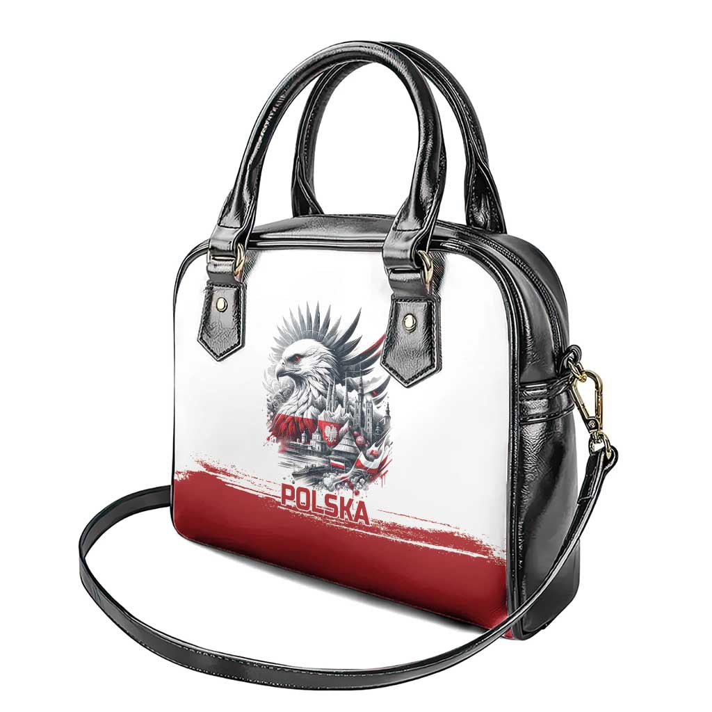 Poland Independence Day Shoulder Handbag Polska Eagle Proud To Be Polish - Wonder Print Shop