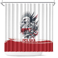 Poland Independence Day Shower Curtain Polska Eagle Proud To Be Polish - Wonder Print Shop