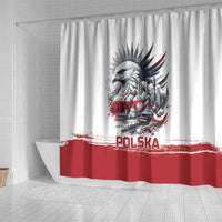 Poland Independence Day Shower Curtain Polska Eagle Proud To Be Polish - Wonder Print Shop