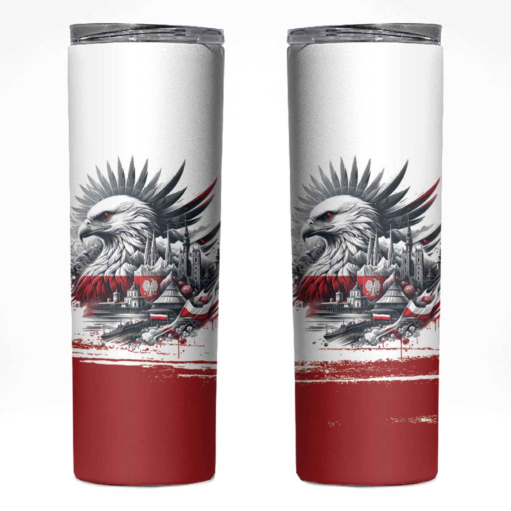 Poland Independence Day Skinny Tumbler Polska Eagle Proud To Be Polish - Wonder Print Shop