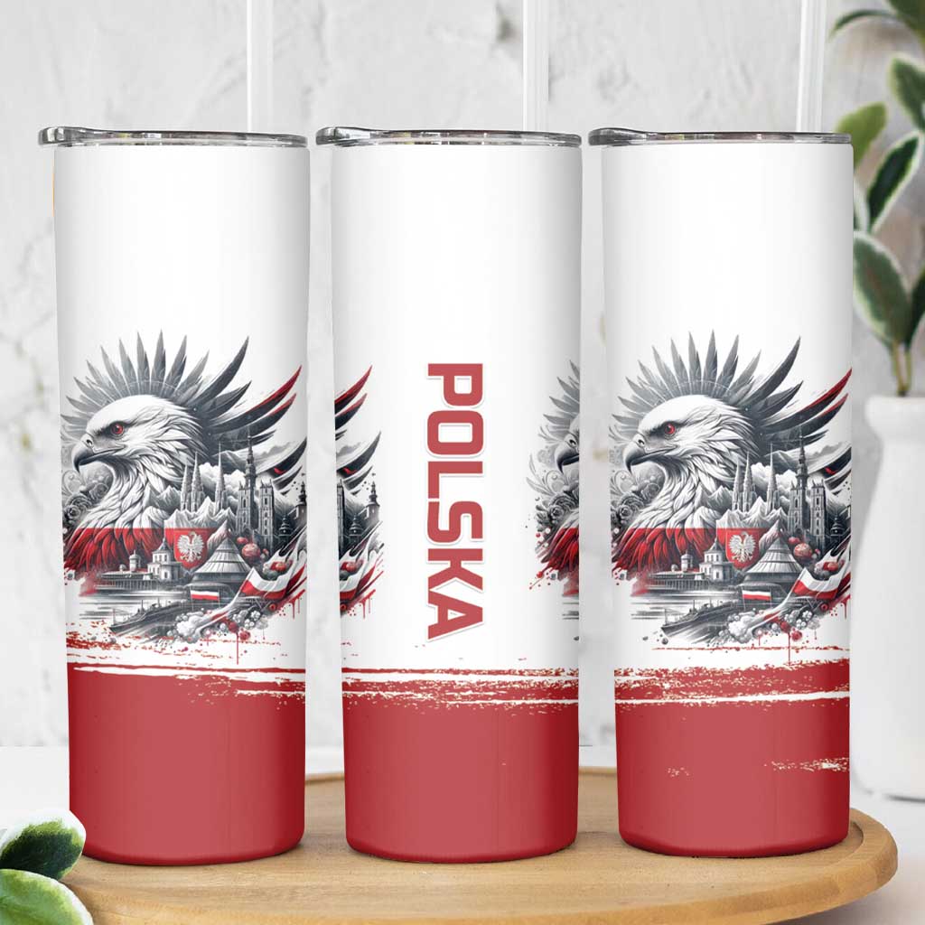 Poland Independence Day Skinny Tumbler Polska Eagle Proud To Be Polish - Wonder Print Shop