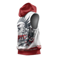 Poland Independence Day Sleeveless Hoodie Polska Eagle Proud To Be Polish - Wonder Print Shop