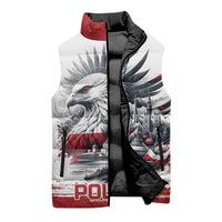 Poland Independence Day Sleeveless Puffer Jacket Polska Eagle Proud To Be Polish - Wonder Print Shop