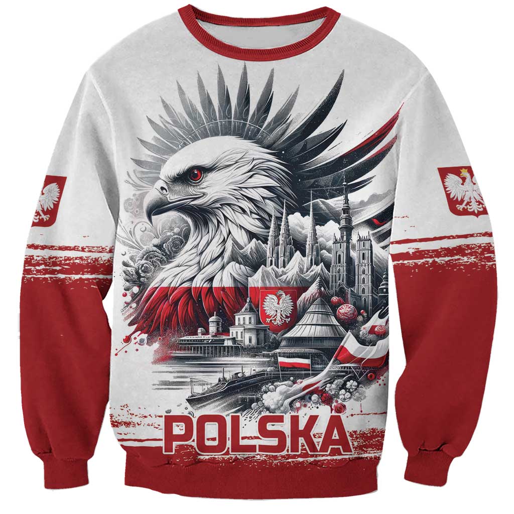 Poland Independence Day Sweatshirt Polska Eagle Proud To Be Polish - Wonder Print Shop