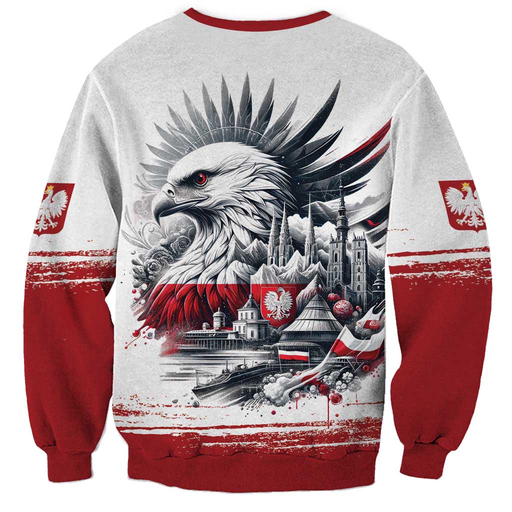 Poland Independence Day Sweatshirt Polska Eagle Proud To Be Polish - Wonder Print Shop