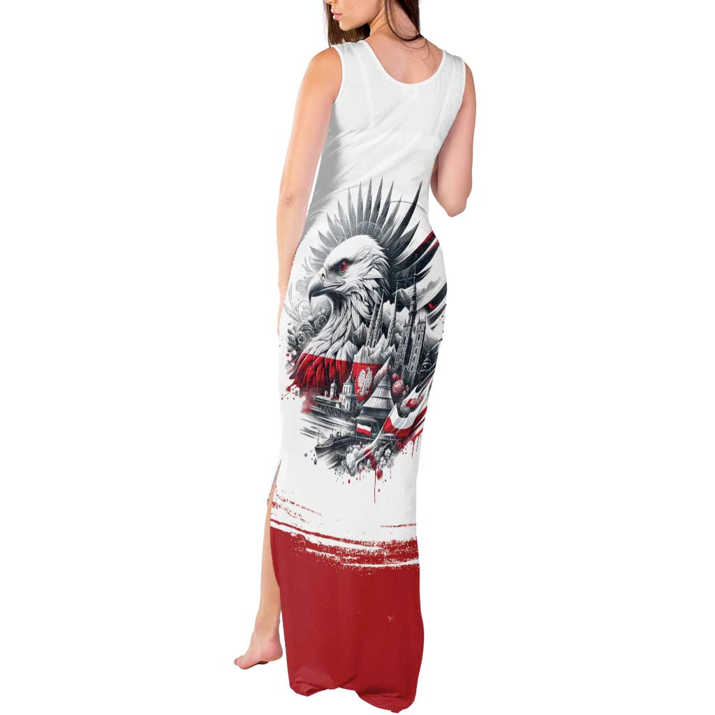 Poland Independence Day Tank Maxi Dress Polska Eagle Proud To Be Polish - Wonder Print Shop