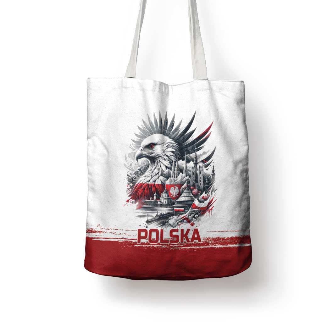 Poland Independence Day Tote Bag Polska Eagle Proud To Be Polish - Wonder Print Shop