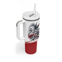Poland Independence Day Tumbler With Handle Polska Eagle Proud To Be Polish - Wonder Print Shop