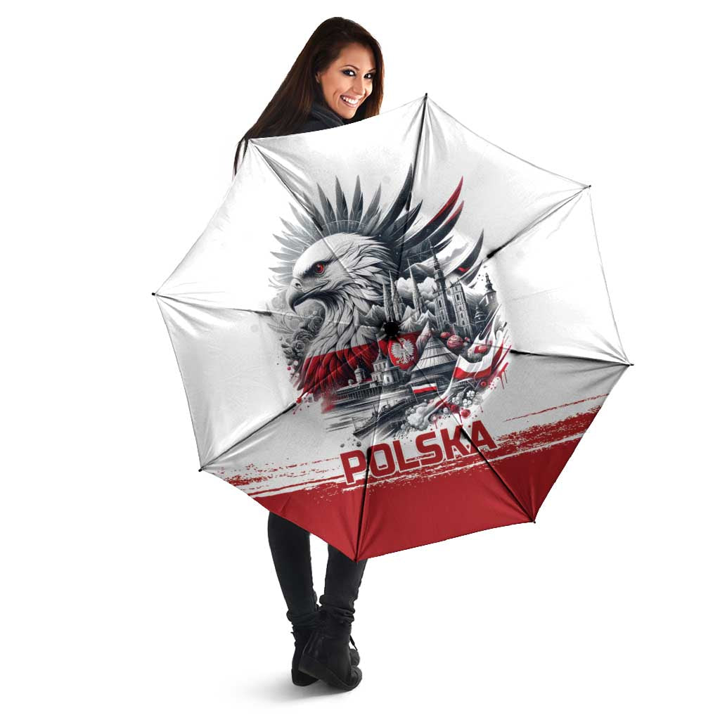 Poland Independence Day Umbrella Polska Eagle Proud To Be Polish - Wonder Print Shop