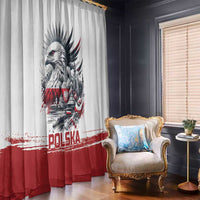 Poland Independence Day Window Curtain Polska Eagle Proud To Be Polish - Wonder Print Shop