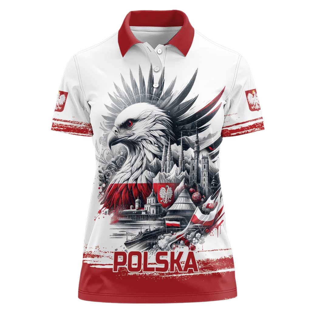 Poland Independence Day Women Polo Shirt Polska Eagle Proud To Be Polish - Wonder Print Shop