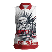 Poland Independence Day Women Sleeveless Polo Shirt Polska Eagle Proud To Be Polish - Wonder Print Shop