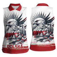 Poland Independence Day Women Sleeveless Polo Shirt Polska Eagle Proud To Be Polish - Wonder Print Shop