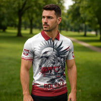 Poland Independence Day Zipper Polo Shirt Polska Eagle Proud To Be Polish - Wonder Print Shop