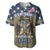 Personalized Veterans Day 2024 Baseball Jersey U.S Veterans Proud Dad - Wonder Print Shop