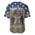 Personalized Veterans Day 2024 Baseball Jersey U.S Veterans Proud Dad - Wonder Print Shop