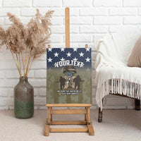 Personalized Veterans Day 2024 Canvas Wall Art U.S Veterans Proud Dad - Wonder Print Shop