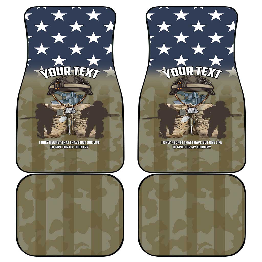 Personalized Veterans Day 2024 Car Mats U.S Veterans Proud Dad - Wonder Print Shop