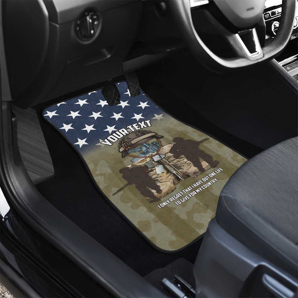 Personalized Veterans Day 2024 Car Mats U.S Veterans Proud Dad - Wonder Print Shop