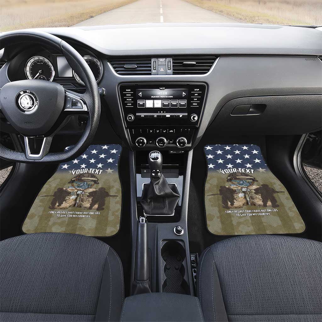 Personalized Veterans Day 2024 Car Mats U.S Veterans Proud Dad - Wonder Print Shop