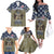 Personalized Veterans Day 2024 Family Matching Off The Shoulder Long Sleeve Dress and Hawaiian Shirt U.S Veterans Proud Dad - Wonder Print Shop
