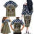 Personalized Veterans Day 2024 Family Matching Off The Shoulder Long Sleeve Dress and Hawaiian Shirt U.S Veterans Proud Dad - Wonder Print Shop