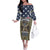 Personalized Veterans Day 2024 Family Matching Off The Shoulder Long Sleeve Dress and Hawaiian Shirt U.S Veterans Proud Dad - Wonder Print Shop
