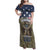 Personalized Veterans Day 2024 Family Matching Off Shoulder Maxi Dress and Hawaiian Shirt U.S Veterans Proud Dad - Wonder Print Shop