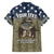 Personalized Veterans Day 2024 Family Matching Tank Maxi Dress and Hawaiian Shirt U.S Veterans Proud Dad - Wonder Print Shop