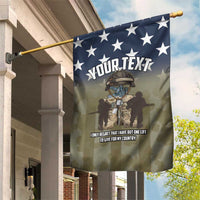 Personalized Veterans Day 2024 Garden Flag U.S Veterans Proud Dad - Wonder Print Shop