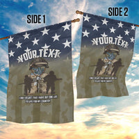 Personalized Veterans Day 2024 Garden Flag U.S Veterans Proud Dad - Wonder Print Shop