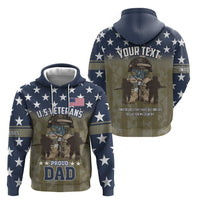 Personalized Veterans Day 2024 Hoodie U.S Veterans Proud Dad - Wonder Print Shop