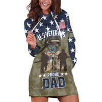 Personalized Veterans Day 2024 Hoodie Dress U.S Veterans Proud Dad - Wonder Print Shop